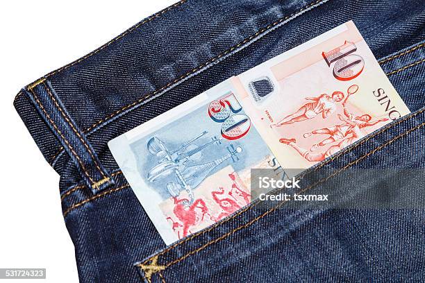 Singapore Dollars Bank Note Stock Photo - Download Image Now - 2015, Asia, Business