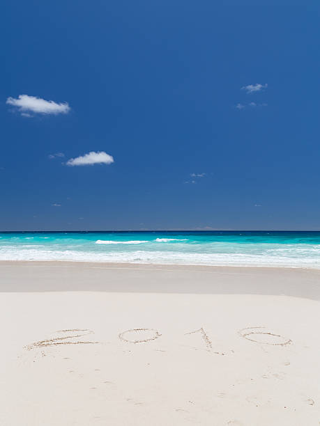 istock 2016 inscription on the sand 531727109