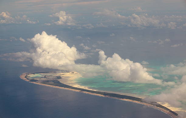 istock Kiribati, an island from the air 531727643