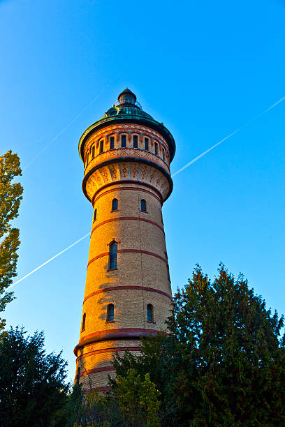 istock famous water tower in Wiesbaden Biebrich 531734379