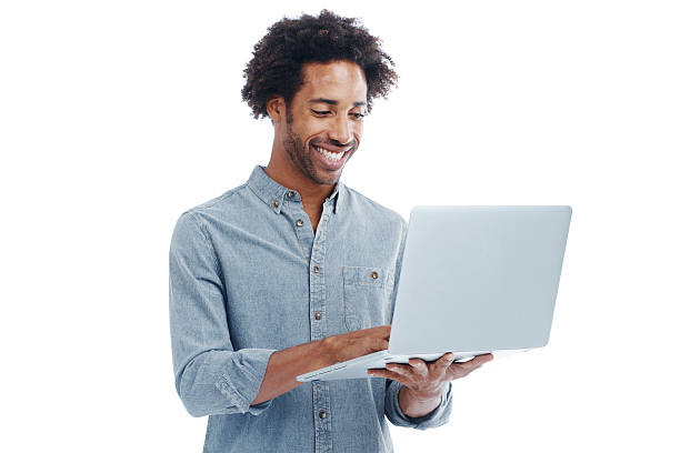 istock The love between a man and his laptop 531734637