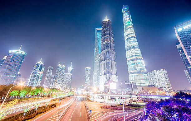 istock Shanghai Lujiazui night scene 531735537