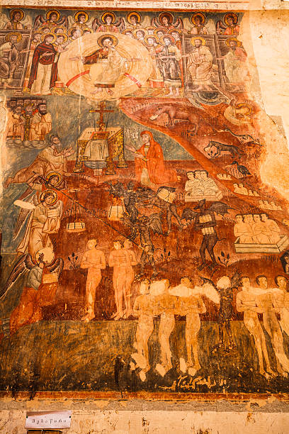 istock Fresco inside the church in Georgia 531735669