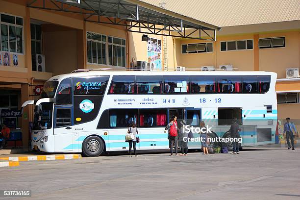 Bus No 1812 Of Sombattour Stock Photo - Download Image Now - 2015, Asia, Bangkok