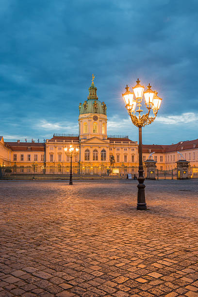 Berlin, Germany - June 31, 2011: Charlottenburg Palace was originally built in the 17th century, but was badly damaged during the Second World War. It has since been reconstructed and the palace is today a major tourist attraction.