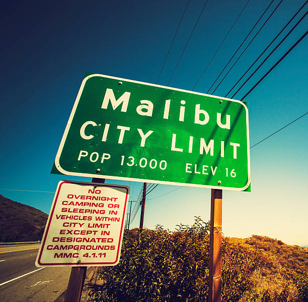 istock Malibu City Limit Sign 531737657