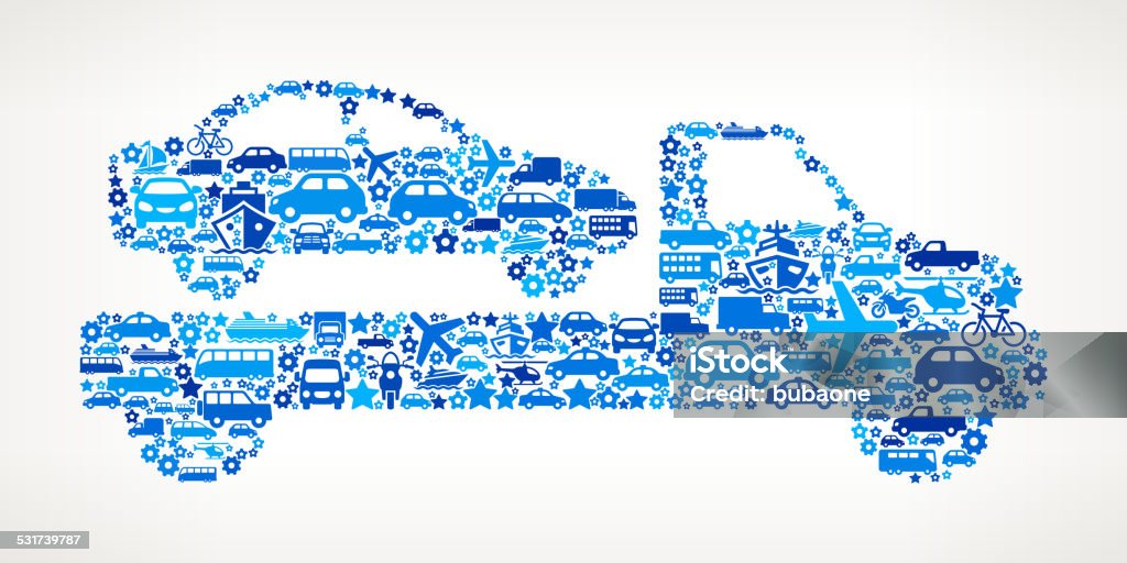 Tow Truck On Transportation royalty free vector art Pattern http://www.belyj.com/i/trn.jpg Disability stock vector