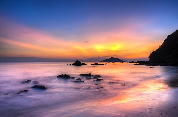 istock Sky island and sea at sunset. 531755491