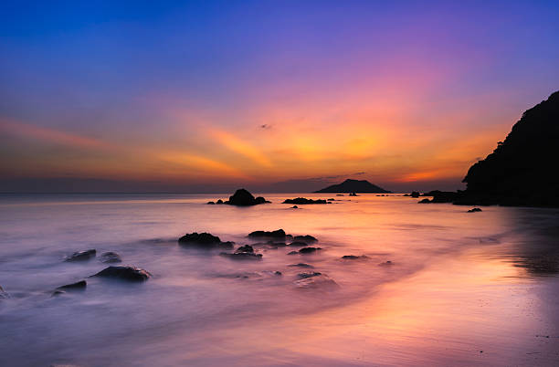 istock Twilight at the sunset on The beach 531755509
