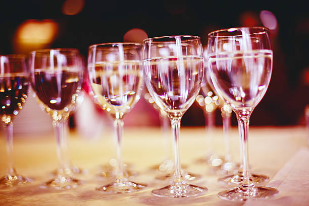 istock High glasses with water or wine 531770093
