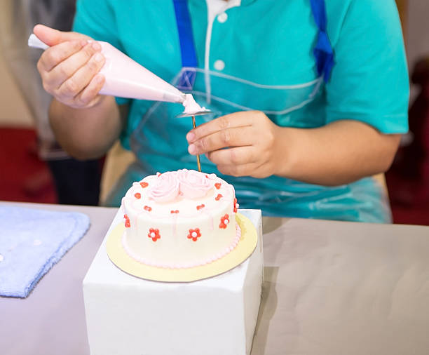 istock woman hand try to made some cake 531771966