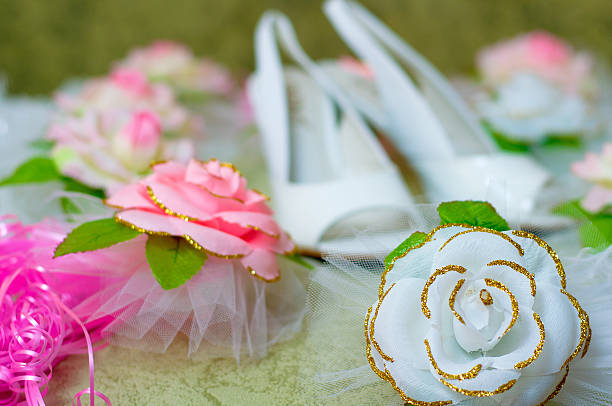 istock Wedding details with shoes and flowers 531774120