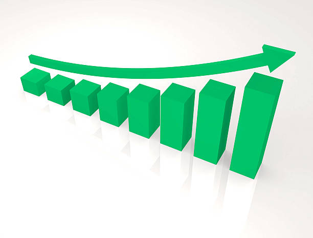 finanças gráfico - longtime imagens e fotografias de stock