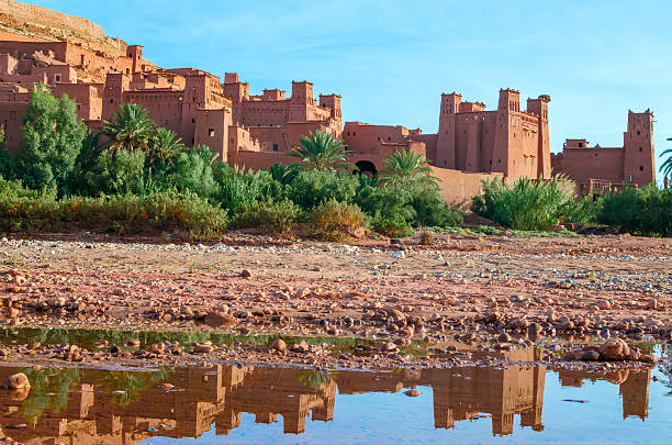 istock Ait Benhaddou Kasbah reflected in the water, Morocco. 531776886