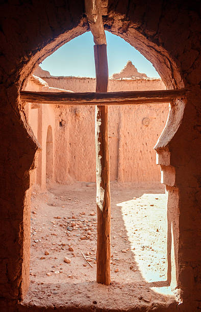istock Ait Benhaddou Kasbah from the upper floors view, Morocco. 531778870