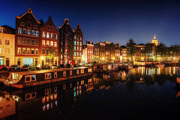 istock Beautiful night in Amsterdam. 531779376
