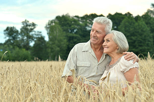 istock happy senior couple in summer 531781168