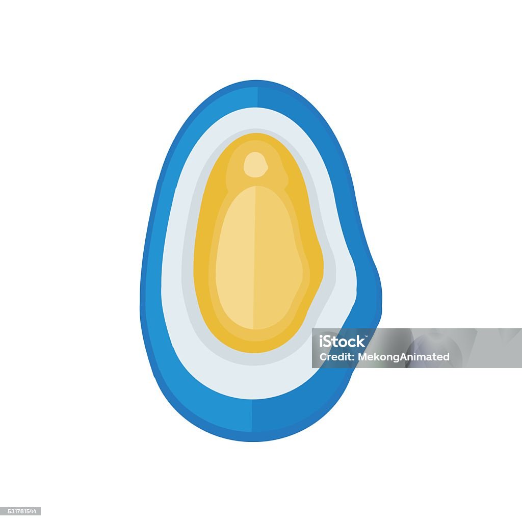 Shellfish Carton Yellow Shellfish Vector Cartoon Stock Illustration - Download Image Now ...