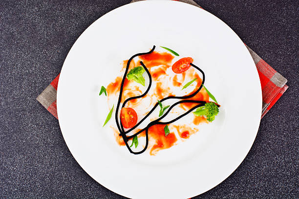 istock Dirty Dishes. Remains Smeared Sauce and Spaghetti 531782168