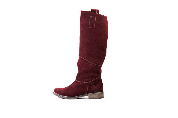 istock red women's boots on a white background, online store 531784816