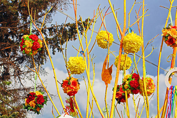 istock Handmade tree which children made due to Europe Day 531786814