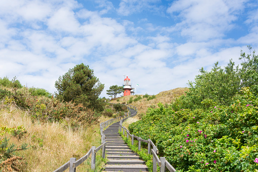Lighthouse at Vlieland Island Netherlands