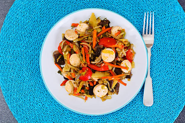 istock Vegetables in Chinese with Sausages 531789878