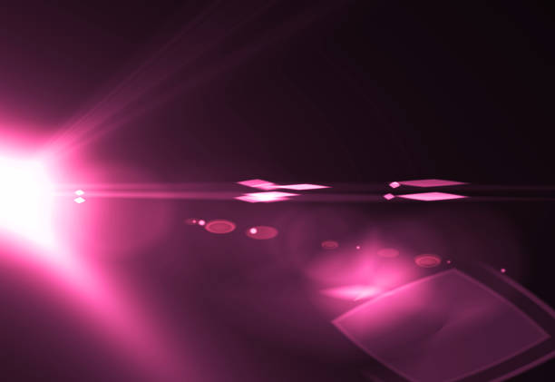 istock Abstract modern pink flare light art background 531791526