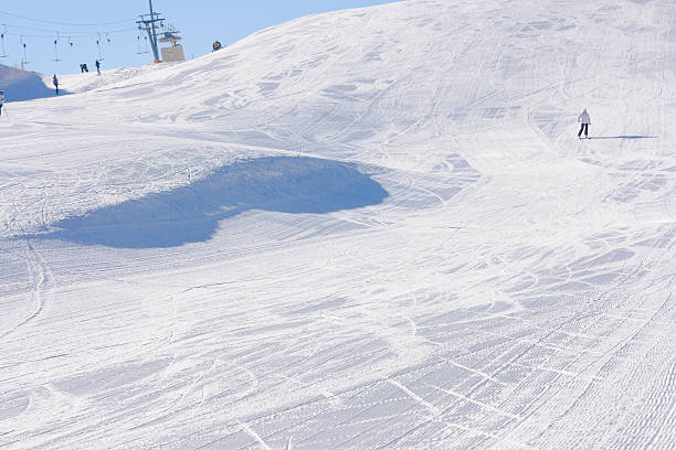 лыжный окантовкой. - mono ski стоковые фото и изображения