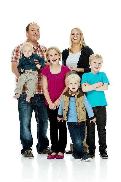 istock Happy family standing together 531795971