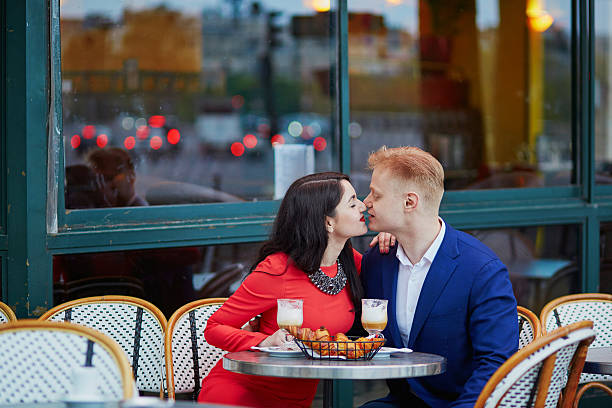 istock Happy romantic couple in Paris 531796296