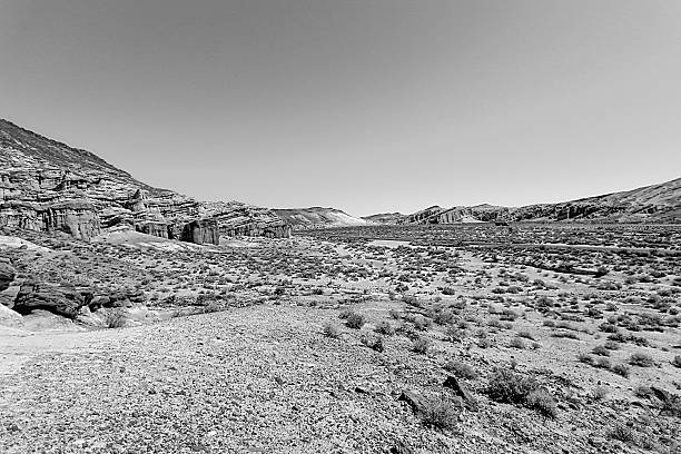 istock Red Rock Canyon, USA in black and white 531798304