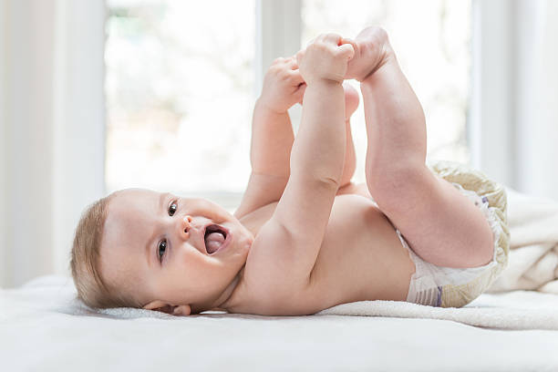 istock Happy small baby girl 531798410