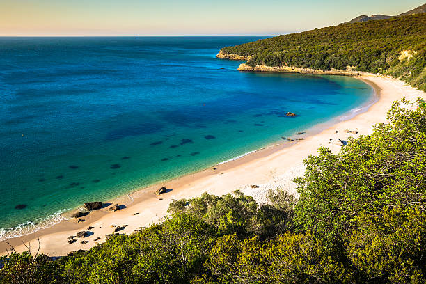 istock beach bay in Portinho da Arrabida, Portugal 531799298