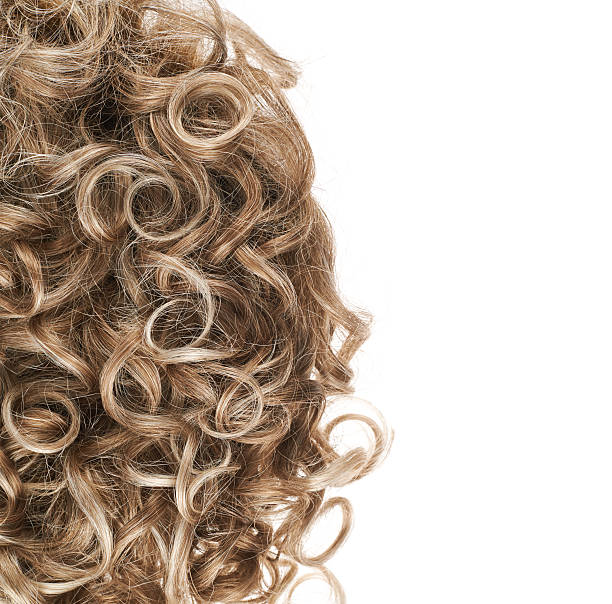 istock Hair fragment over the white 531799738