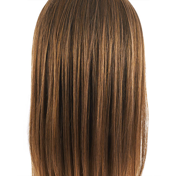 istock Hair fragment over the white 531801480