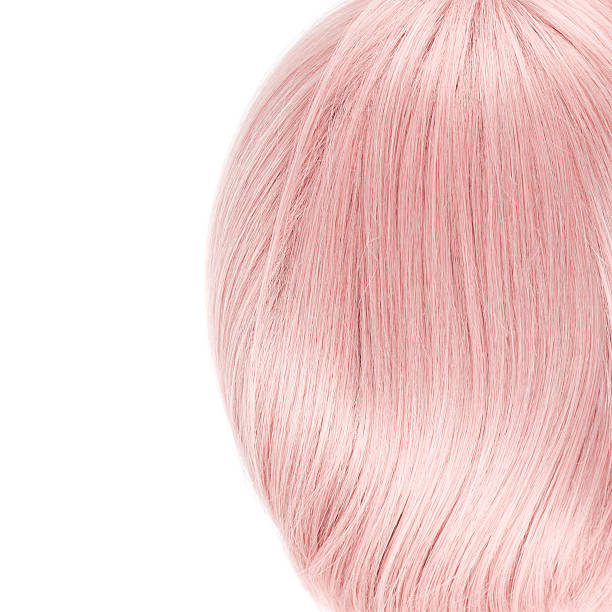 istock Hair fragment over the white 531802244