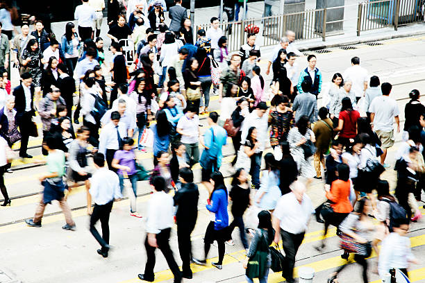 istock Pedestrian crossing, Hong Kong 531808237