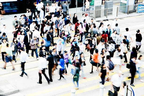 istock Pedestrian crossing, Hong Kong 531808259
