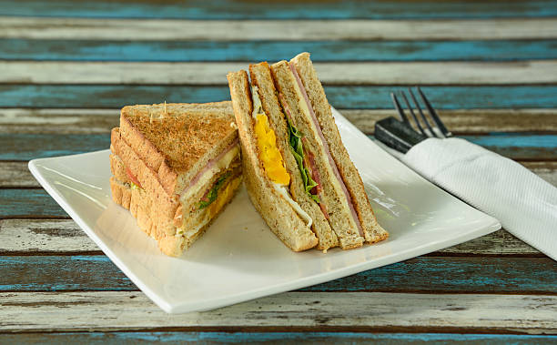 istock toasted sandwich with ham, cheese and vegetable 531812281