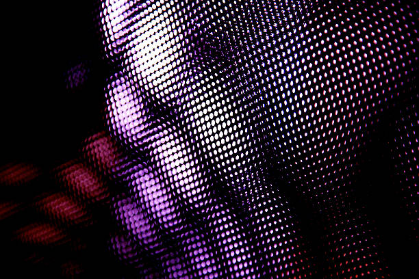 istock Pink and purple dots and spots net background. Abstract form. 531823975