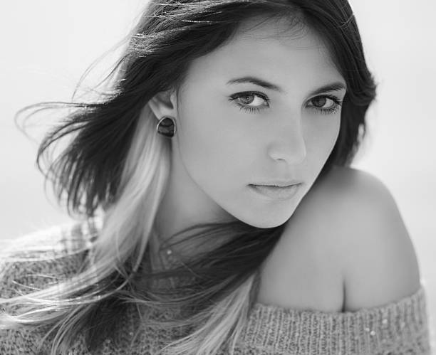 istock Black and white portrait. 531825923