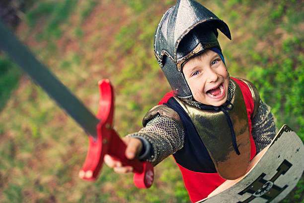 istock Victory for the little knight 531827101