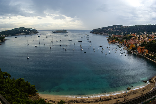 Monaco Ville, Monaco - September 7 2019: Port de Fontvielle marina boats and yachts