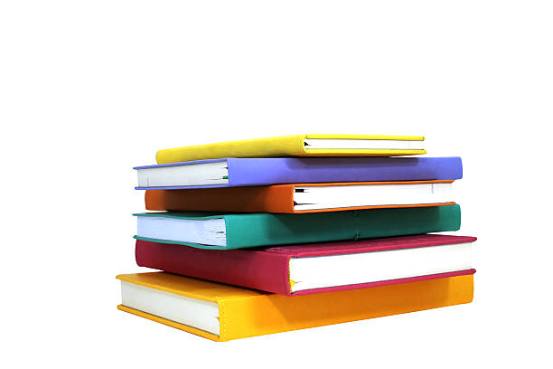 istock pile of notebooks- isolated on white with clipping path 531842865