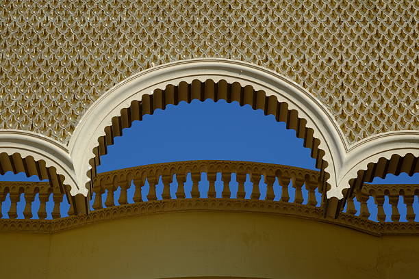 istock Resort architecture in Egypt, oriental style hotel 531842916