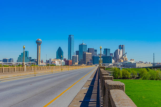 istock Dallas skyline cityscape with spring foliage,TX (P) 531844086