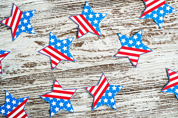 istock Stars on Wooden plank 531846606
