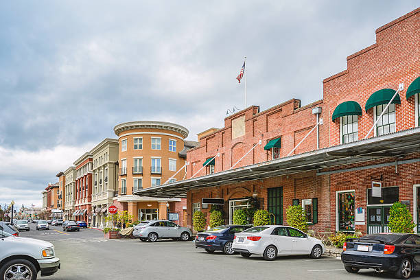 Scenery of the Napa downtown Scenery of the Napa downtown, California napa county stock pictures, royalty-free photos & images