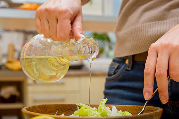 istock dressed with sunflower oil green salad 531848409